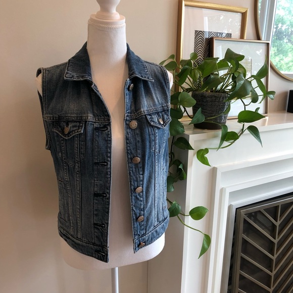 J. Crew Denim Vest - Size XS* - Picture 1 of 13